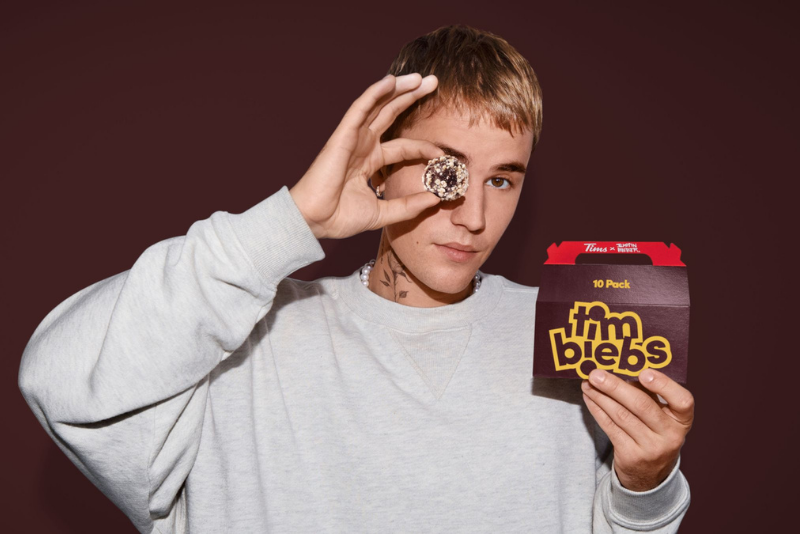 Bieber Tim Hortons