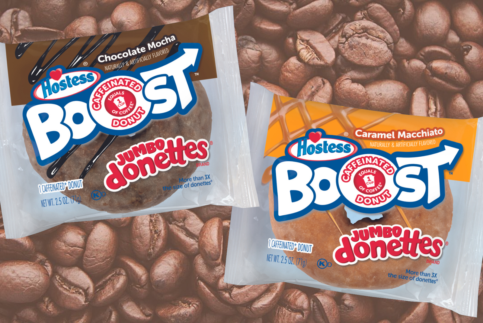 Hostess donettes caffeinated donut new Hostess Brands