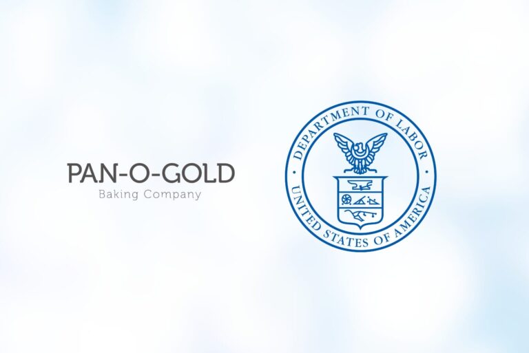 Pan-O-Gold Baking Co. and US Department of Labor logos