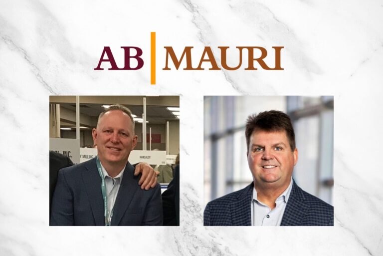 Jeff Eller and Jeff Horton under AB Mauri logo