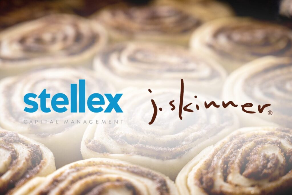 Stellex Capital Management and J. Skinner Baking logos