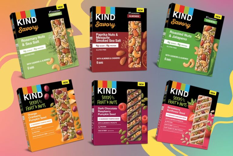 Six new Kind Snacks bar flavors