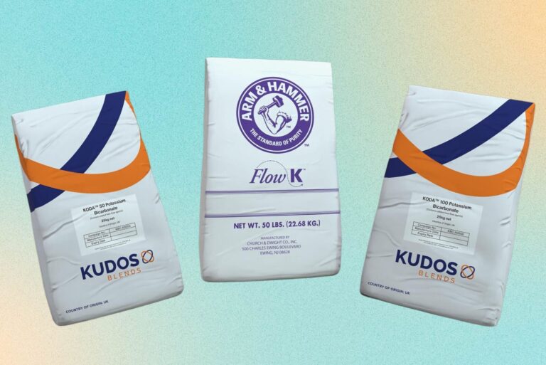 Packages of the solutions on gradient blue background.