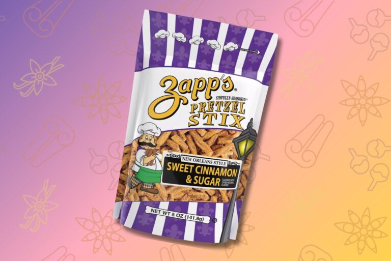 New Zapp's Sweet Cinnamon and Sugar Sinfully-Seasoned Pretzel Stix