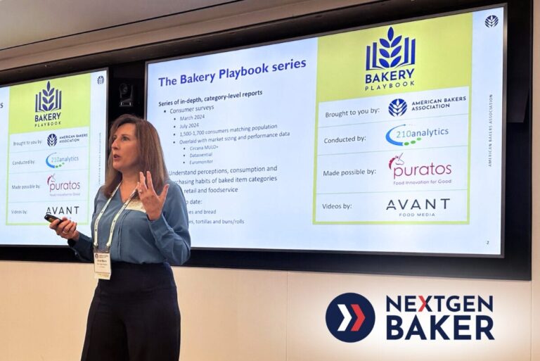 Anne-Marie Roerink discussing market trends at the NextGenBaker Leadership Forum