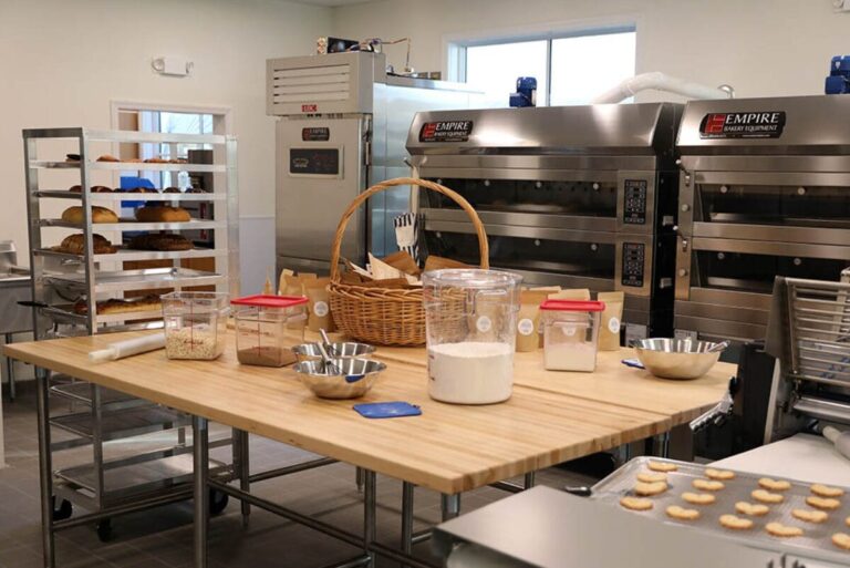 Inside of the Hartwick College Bakery Innovation Lab.