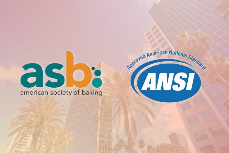 American Society of Baking and ANSI logos