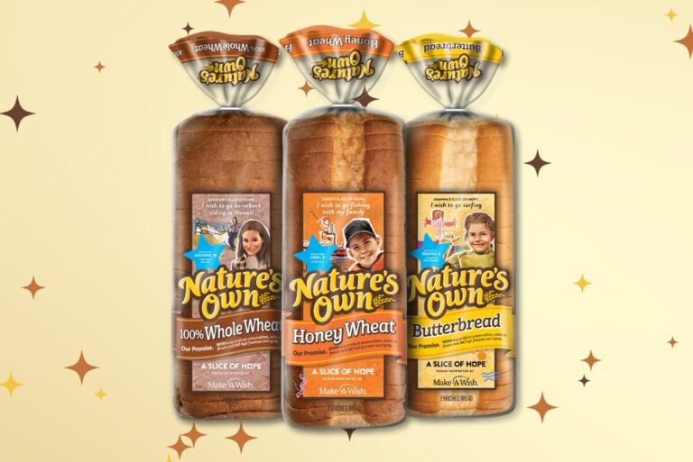 Nature's Own Make-A-Wish special-edition bread packaging