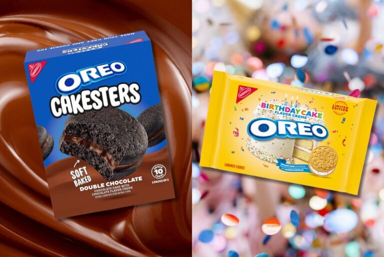 OREO introduces new Double Chocolate Cakesters offering, brings back limited-time Golden Birthday Cake cookies
