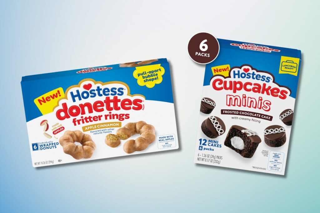 Hostess Donettes Fritter Rings and Cupcakes Minis