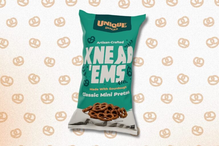 Bag of Unique Snacks Knead 'Ems mini pretzels