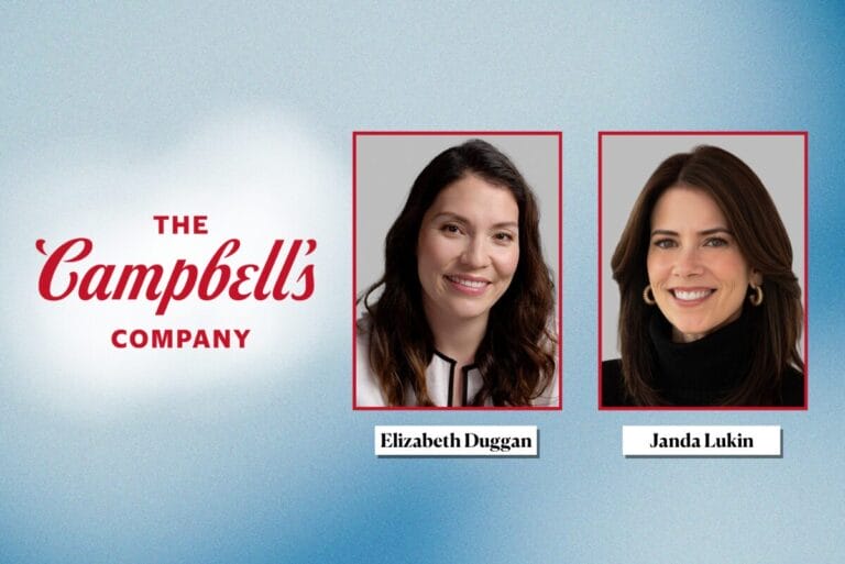 The Campbell's Co. logo, Elizabeth Duggan and Janda Lukin