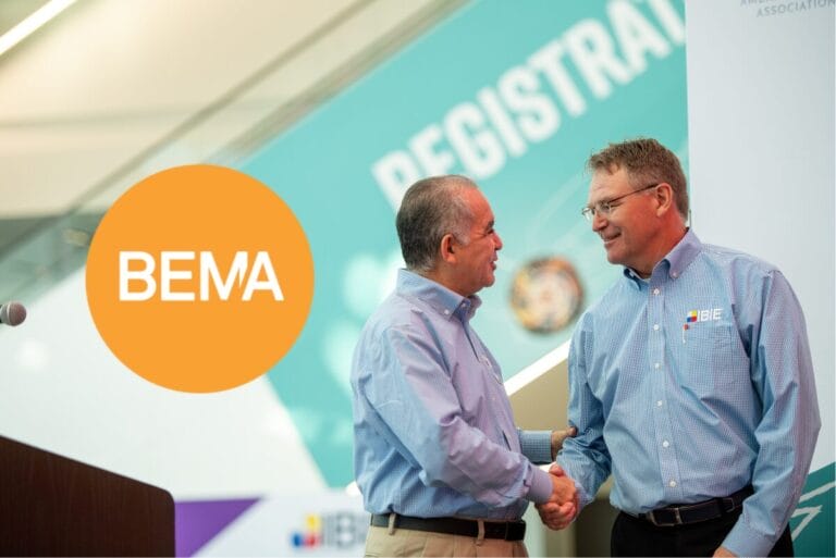 BEMA logo, Jorge Zarate and Dennis Gunnell