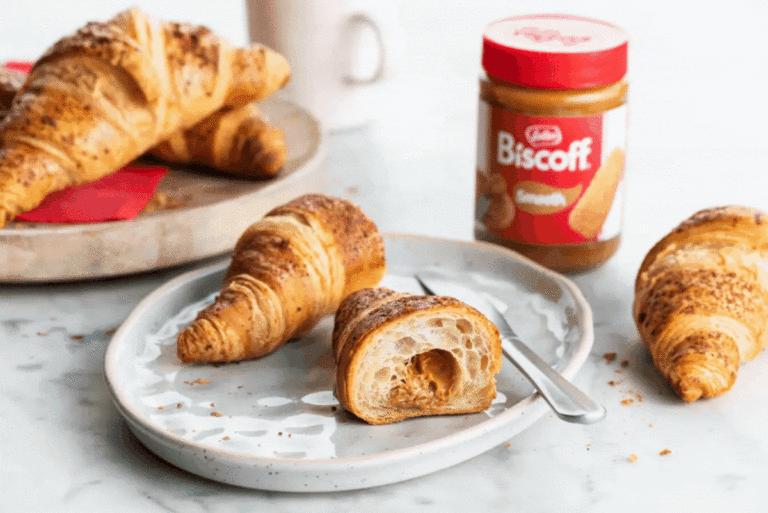 Biscoff Croissants and Biscoff Rolls