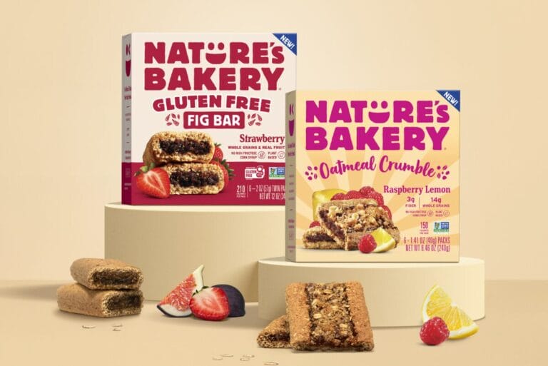 Nature's Bakery Oatmeal Crumble Raspberry Lemon Bars and Gluten Free Strawberry Fig Bars