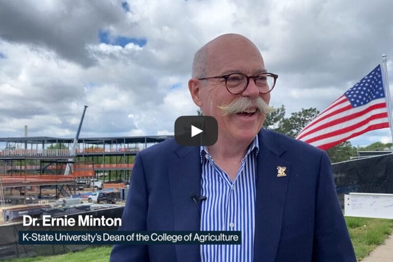 Dr. Ernie Minton, K-State University's Dean of the College of Agriculture