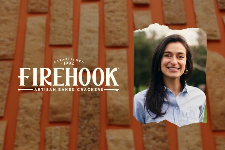 Firehook logo and Becca Millstein
