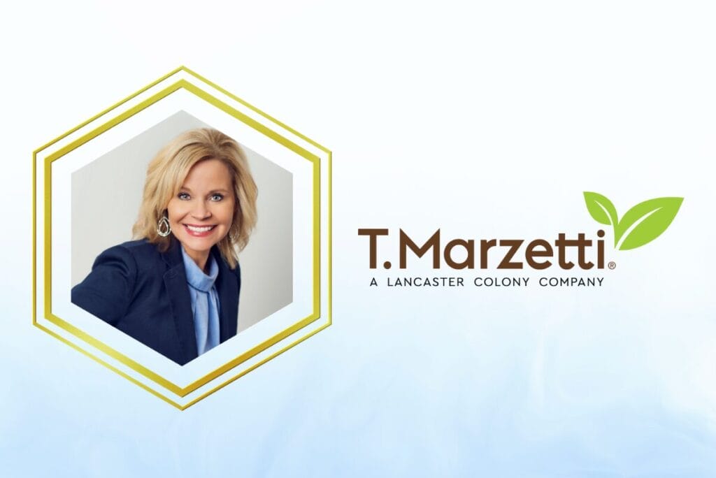 Judith Mondello and T. Marzetti Co. logo