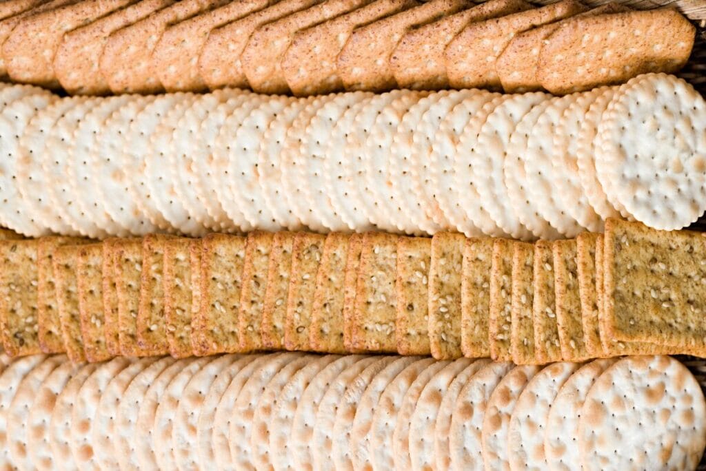 Trending cracker flavors on line.