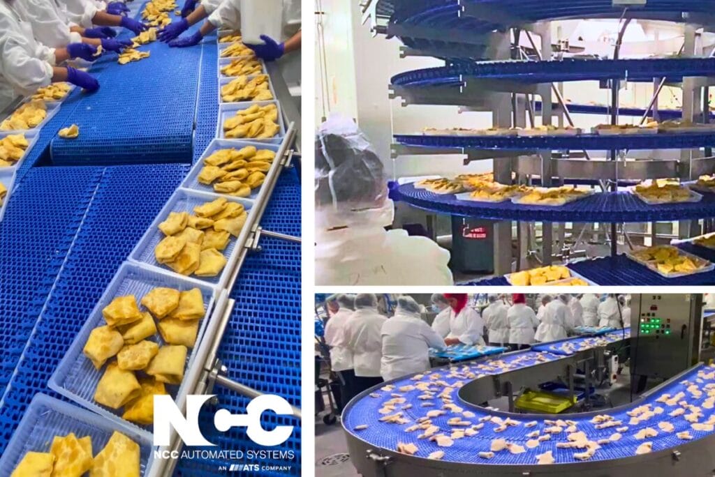 NCC Automated Systems spiral conveyor