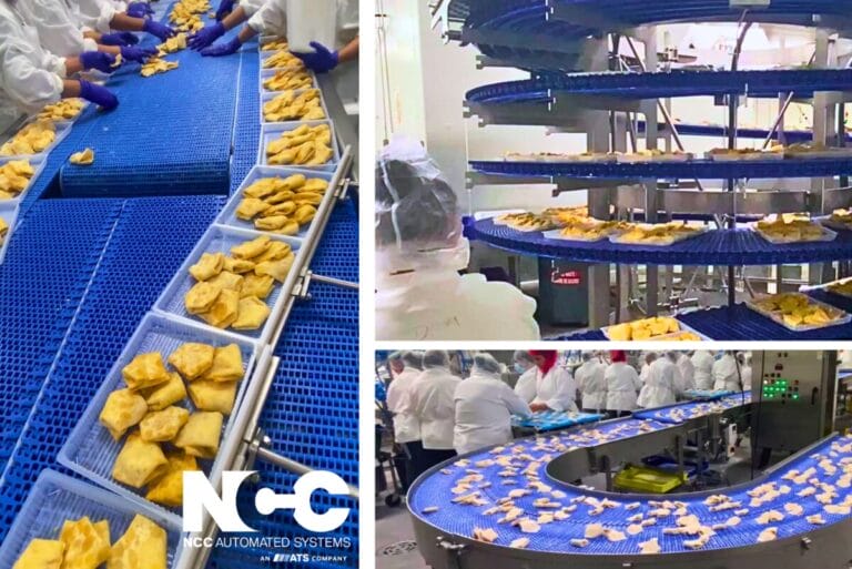 NCC Automated Systems spiral conveyor