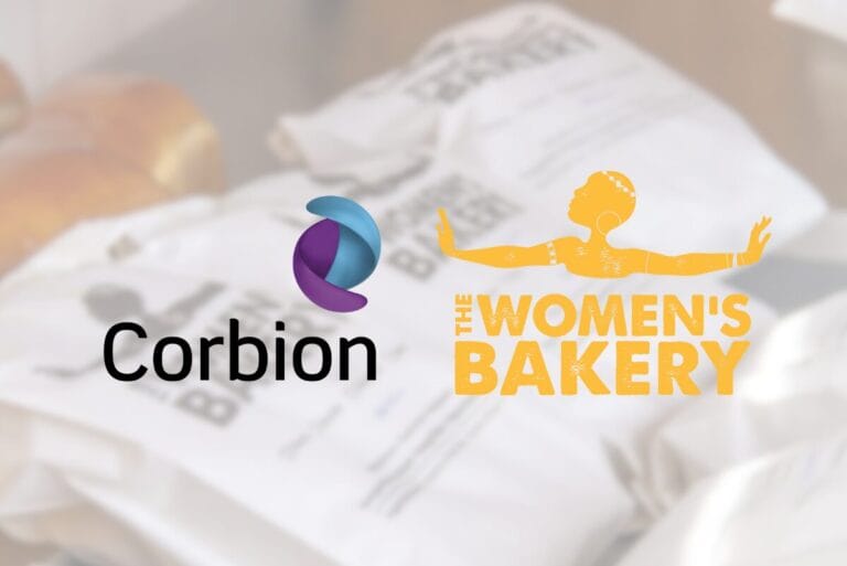 The Women's Bakery and Corbion logos