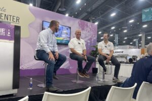 John Friend, Tim Webster and Greg Peterson at IBIE panel discussion