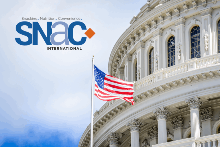 SNAC International logo next to exterior shot of Capitol Building