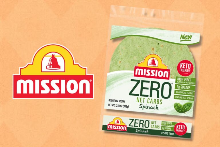 Mission Foods' new zero net carb spinach tortillas
