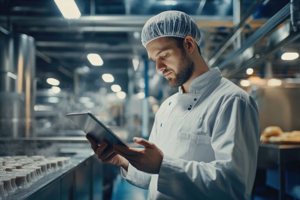 A baker using data in AI-fueled product development