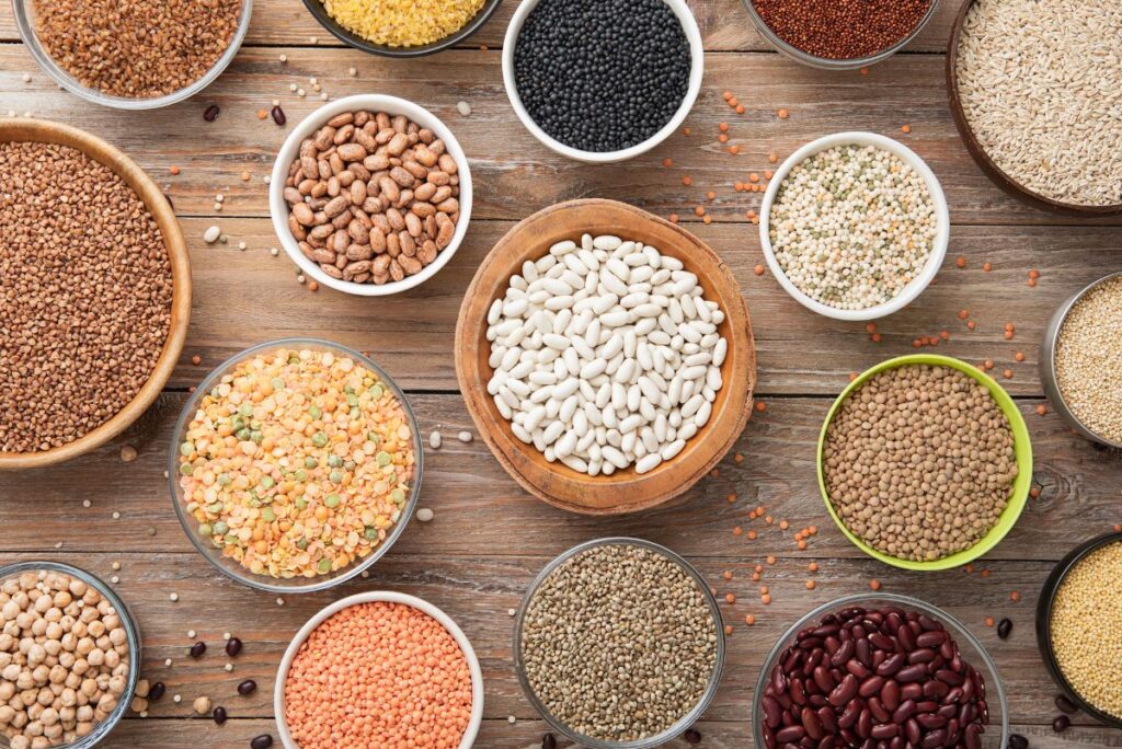 Fiber and protein ingredients balanced with GLP-1-friendly products