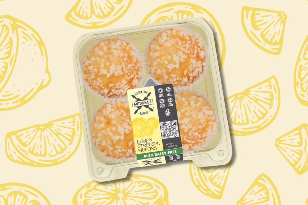 Antonina's Gluten-Free Bakery Lemon Streussel