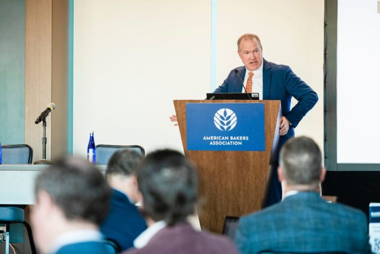 Eric Dell, ABA president and CEO, speaking at Bakers Fly-In and Policy Summit 2025
