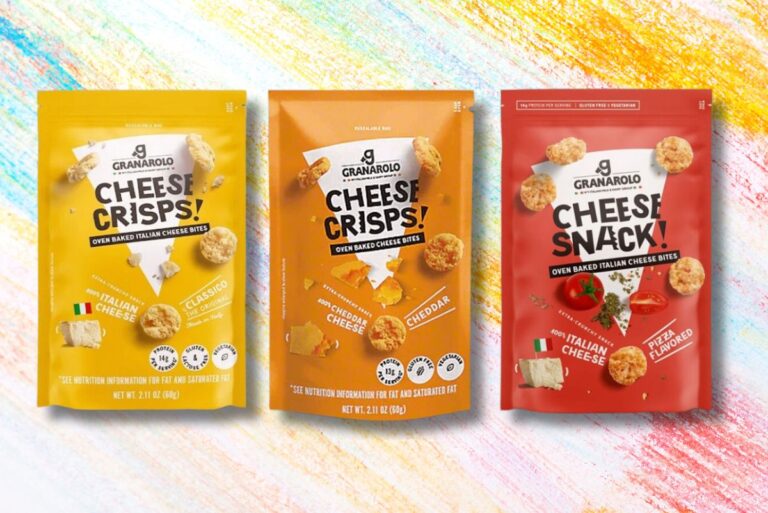 Granarolo's new high-protein cheese crisp lineup