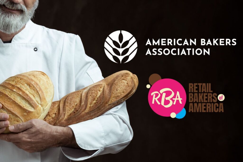 ABA and RBA logos over commercial baking background