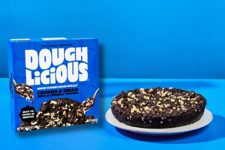 Doughlicious' new cookies & cream skillet cookie flavor