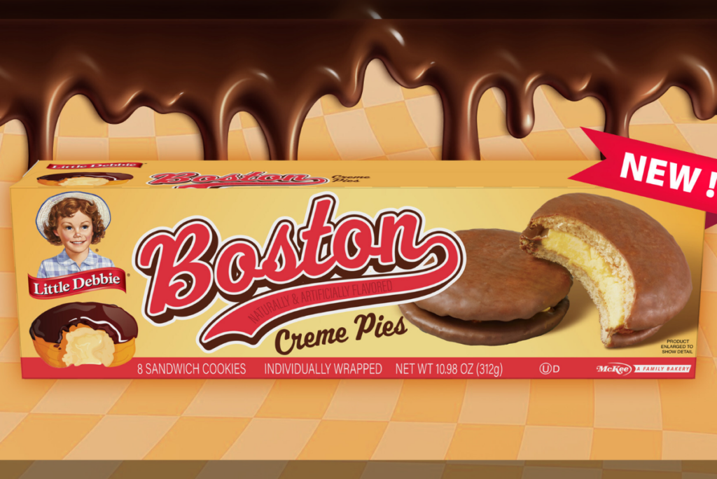 Box of Little Debbie Boston Creme Pies