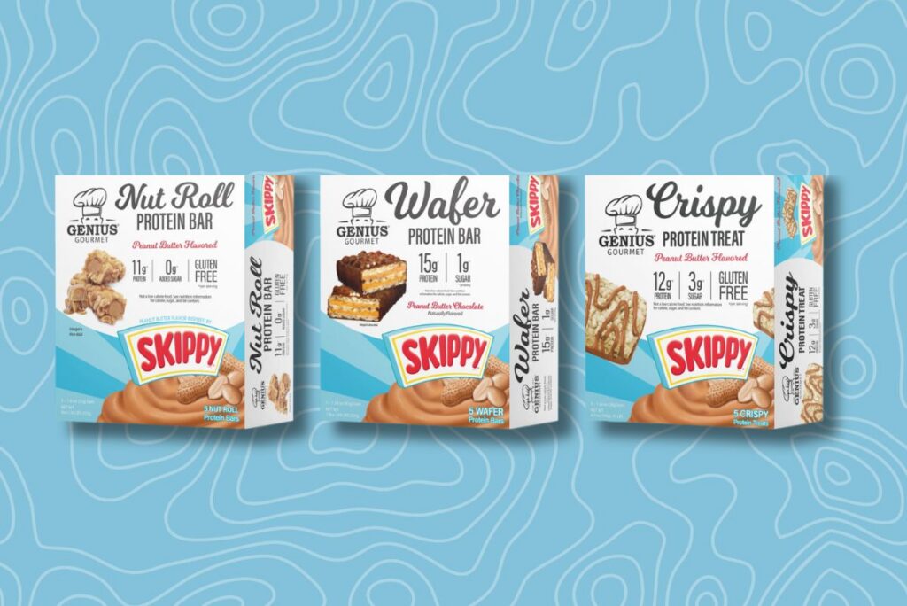 Genius Gourmet SKIPPY peanut butter bars