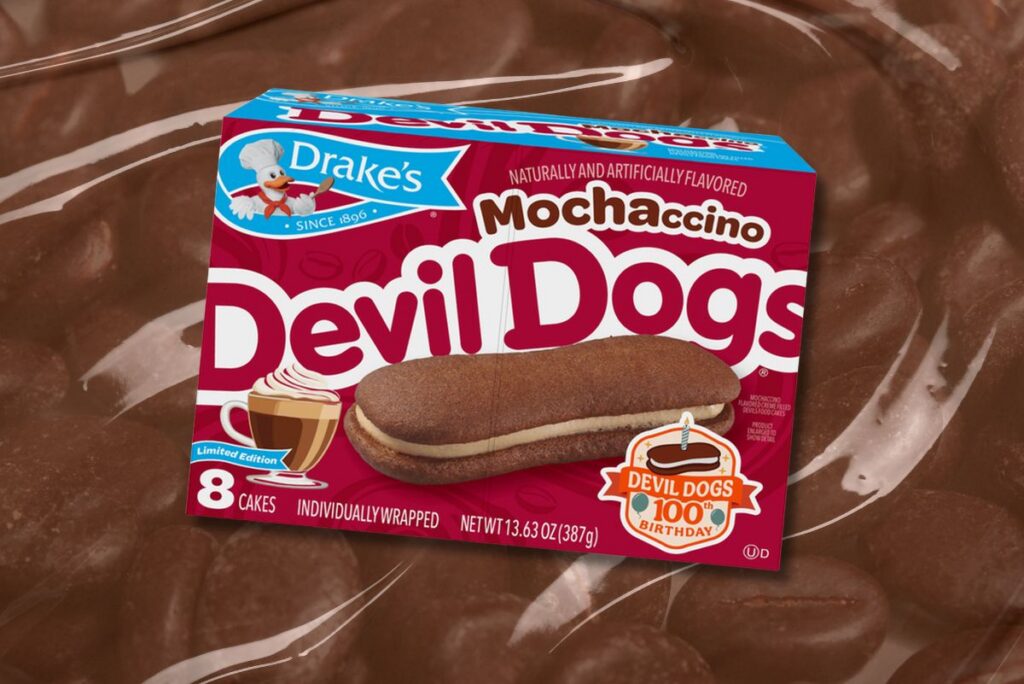 Drake's Cake's new Devil Dogs mocha flavor