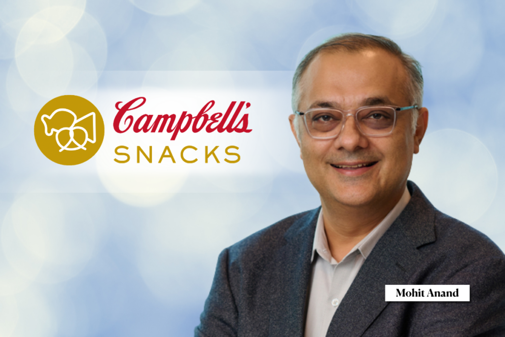 Campbells Snacks Logo and image of Mohit Anand
