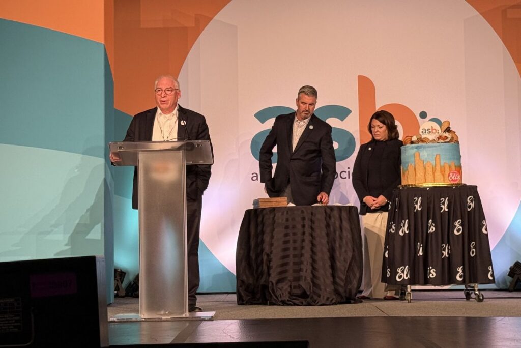 John Phillips receiving prestigious ASB award