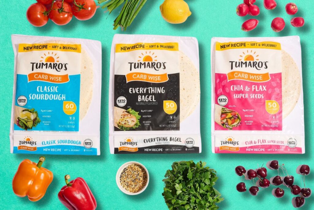 Tumaro's line of wraps following its acquisition revamp