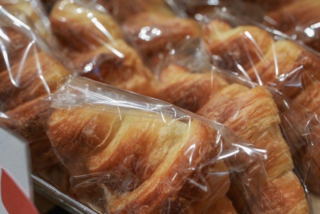 bagged croissants