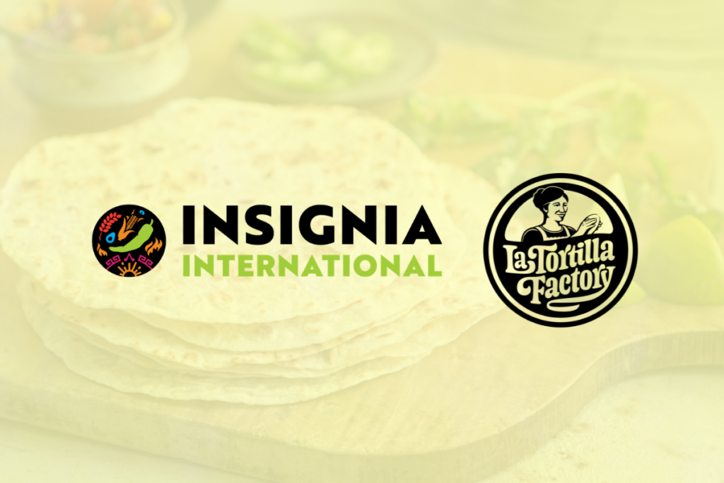 Insignia International and La Tortilla Factory logos