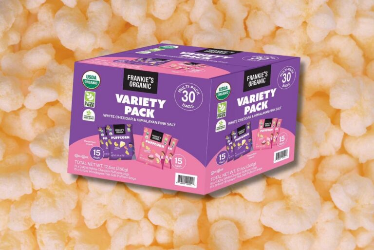 Frankie's Organic Snacks launches in Sam's Club