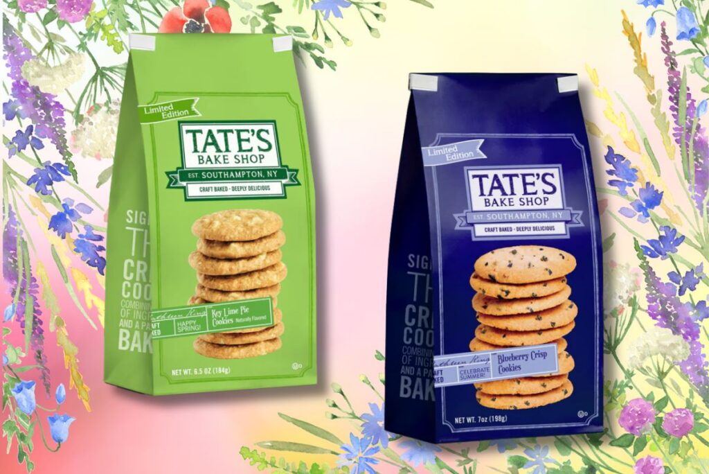 Tate's Bake Shop new Key Lime Pie and Blueberry Crisp flavors