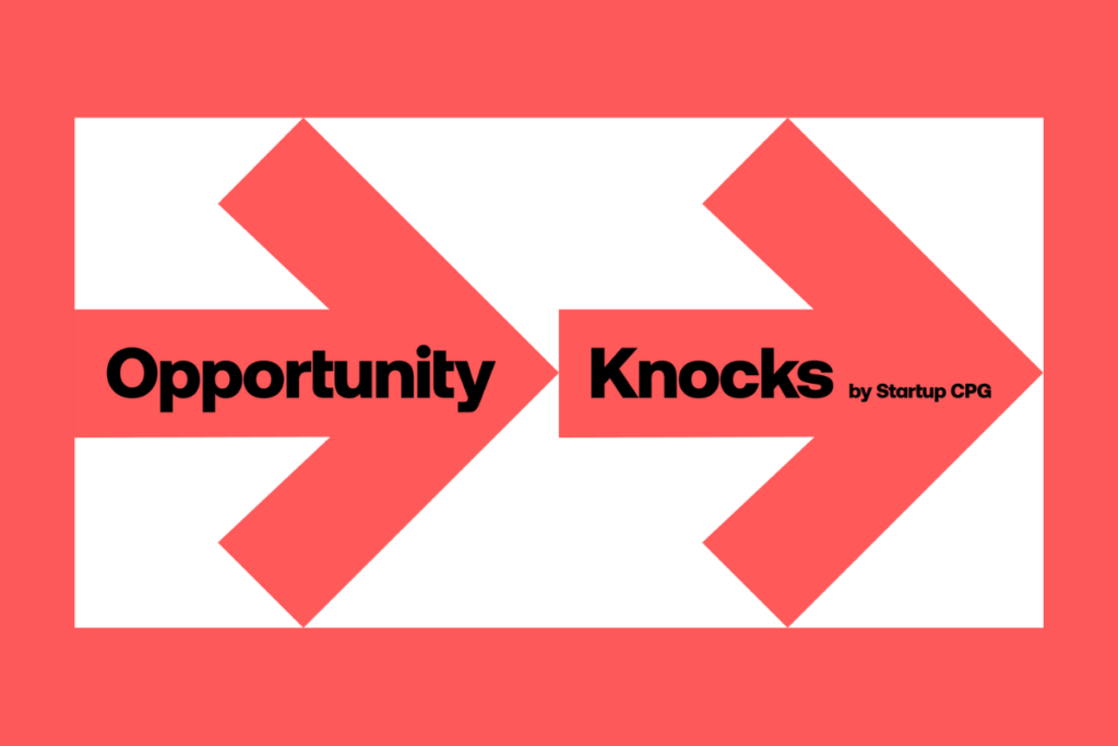 Opportunity Knocks by Startup CPG logo