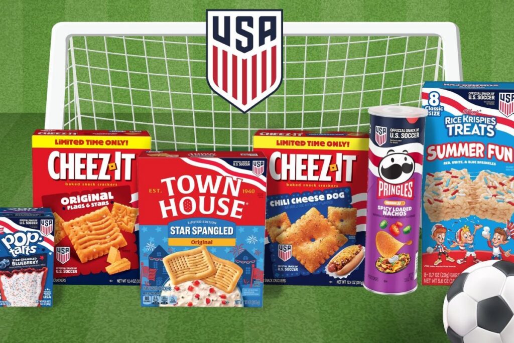 Kellanova brand's soccer-themed snacks for the season