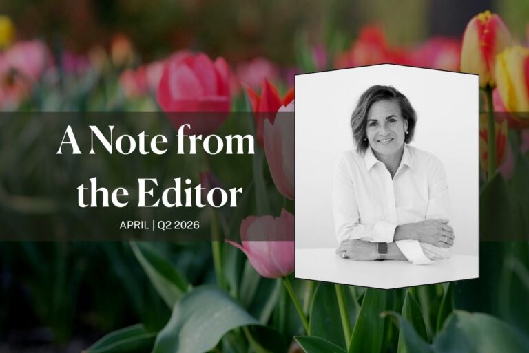 Editor’s Note: A Chance to Bloom