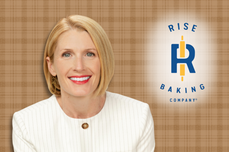 Sarah Testa and Rise Baking logo